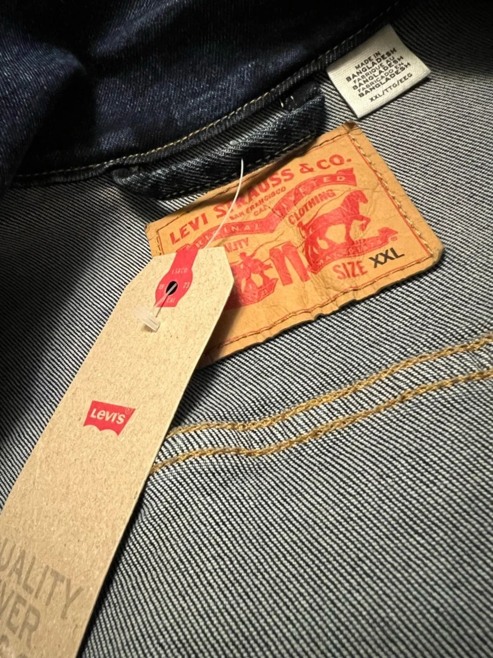 Levi's Men's Indigo Denim Trucker Jacket - Picture 5 of 8